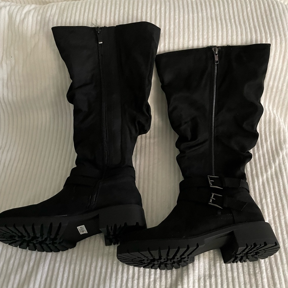 Torrid suede wide calf boots 8WW